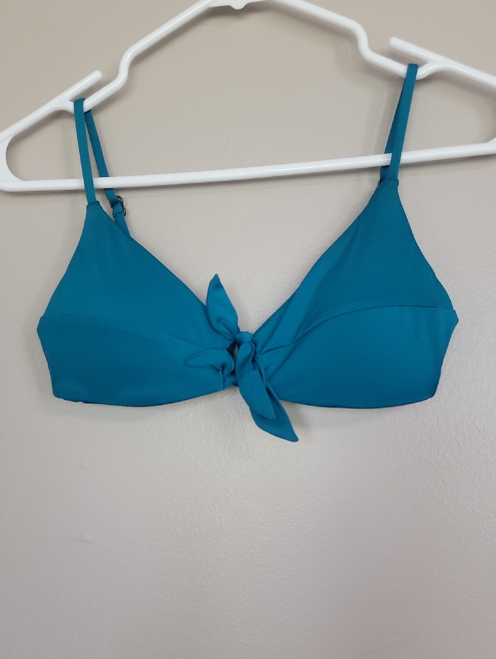 Soluna Swim Blue Green Padded Bikini Swimsuit Top Size S